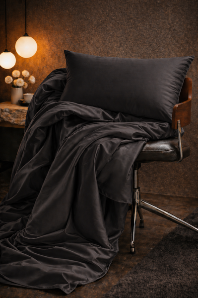 U-tek Satin King Size Bedding Set Boston Iron Grey KPB1IG photos 4
