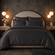 U-tek Satin Single Bedding Set Boston Iron Grey KPB1IG photos 1