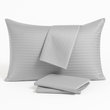 Наволочка Сатин 50х70 Boston Soft Grey Stripe