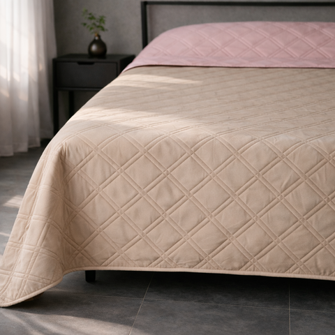 Покривало Аквастоп U-tek 50х80 Blush Pink & Cappuccino QBBPC2124 фото