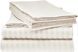 Простыня  натяжная Сатин 80x190 Boston Ivory Beige Stripe BEISF819 фото 4