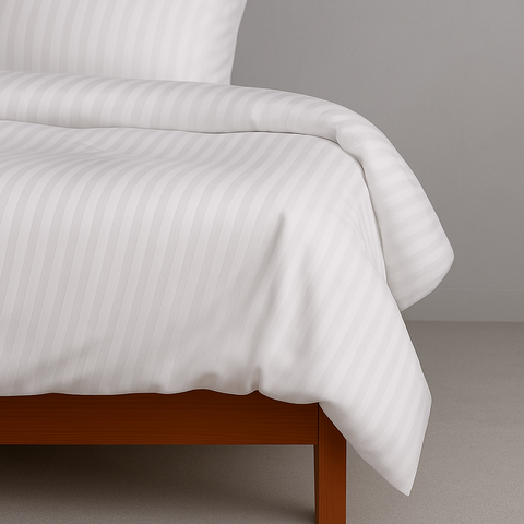 Poszwa na kołdrę U-tek satyna 220x240 Boston White Stripe WS14321 zdjęcia 1