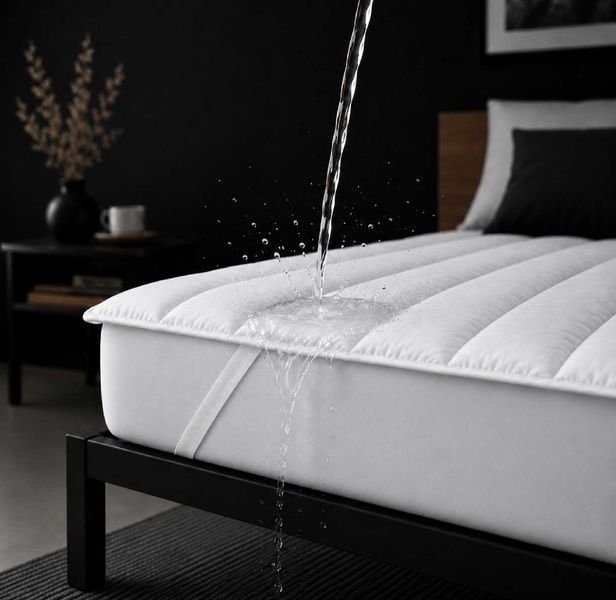 Pikowany ochraniacz na materac Simple Aquastop z gumkami na rogach PU 200х220 SPU80190 zdjęcia 5