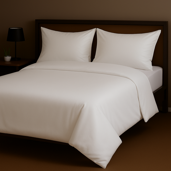 Poszwa na kołdrę U-Tek satynowa King Size 220&times;240 cm Boston White  SBW14321 zdjęcia 2