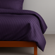 Підковдра U-Tek Сатин 143x210 Boston Anthracite Stripe AS14321 фото 1